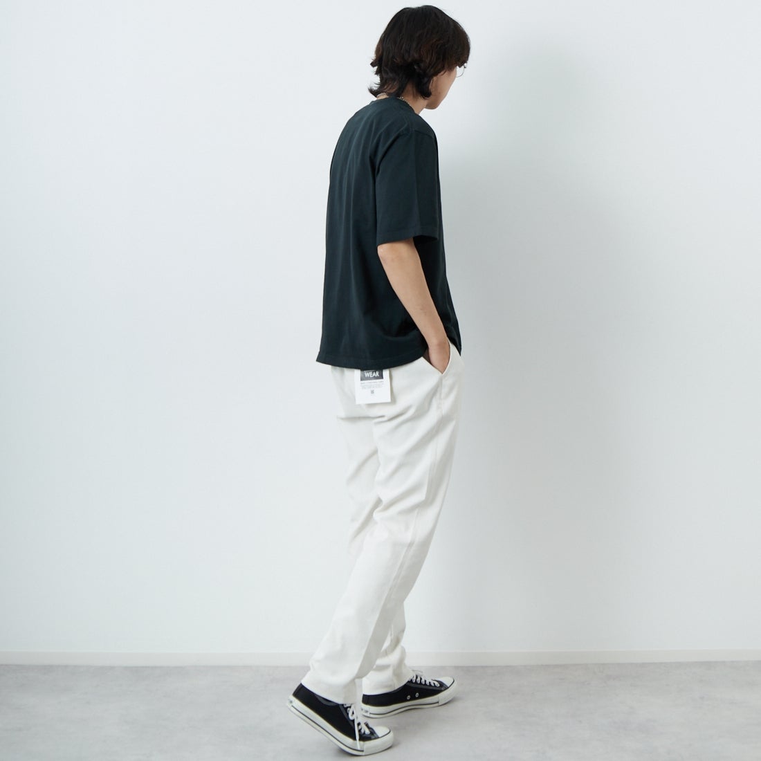 Jeans Factory Clothes [ジーンズファクトリークローズ] シェリタリングドライオックス1Pイージートラウザー [JFC-252-002] 68 OFF &&モデル身長：179cm 着用サイズ：XL&&