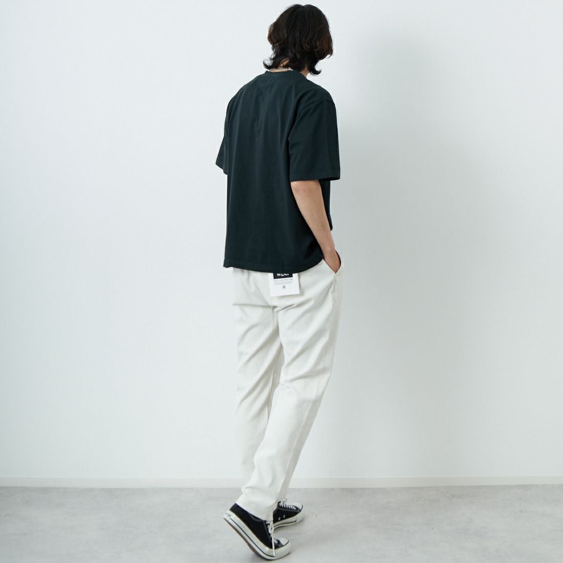 Jeans Factory Clothes [ジーンズファクトリークローズ] シェリタリングドライオックス1Pイージートラウザー [JFC-252-002] 68 OFF &&モデル身長：179cm 着用サイズ：XL&&