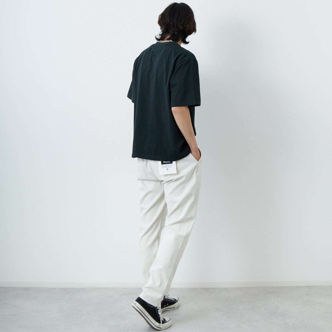 Jeans Factory Clothes [ジーンズファクトリークローズ] シェリタリングドライオックス1Pイージートラウザー [JFC-252-002] 68 OFF &&モデル身長：179cm 着用サイズ：XL&&