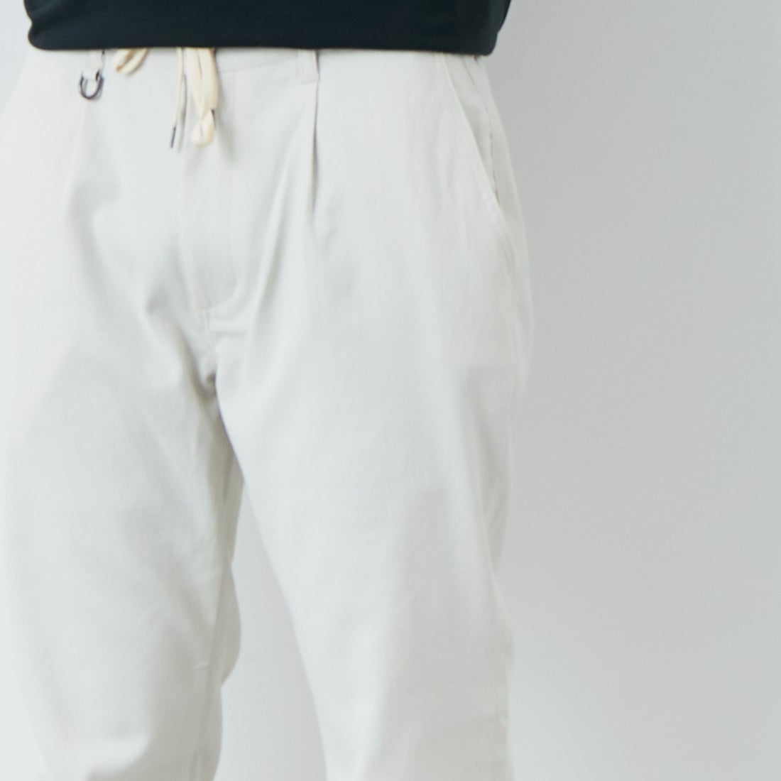 Jeans Factory Clothes [ジーンズファクトリークローズ] シェリタリングドライオックス1Pイージートラウザー [JFC-252-002] 68 OFF &&モデル身長：179cm 着用サイズ：XL&&