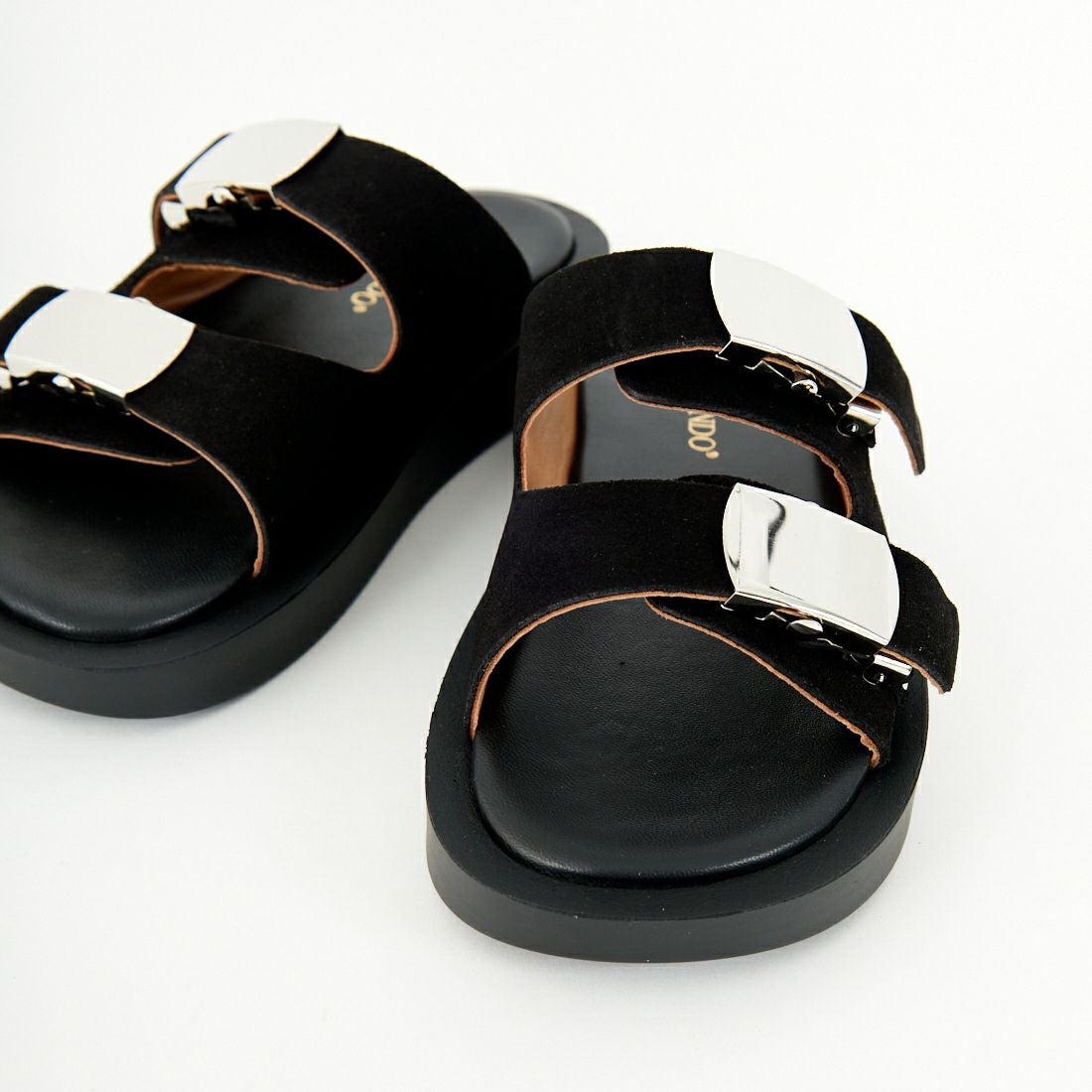 Caminando [カミナンド] スライドバックルサンダル [2522W] BLACK