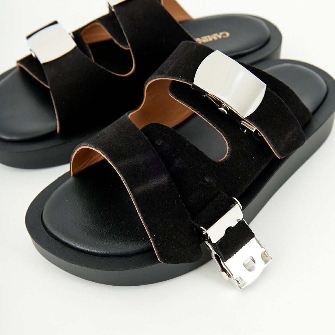 Caminando [カミナンド] スライドバックルサンダル [2522W] BLACK