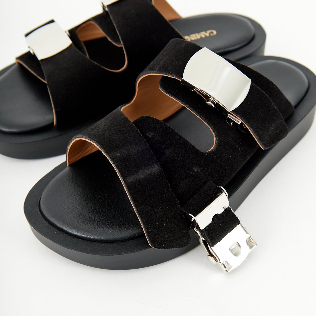 Caminando [カミナンド] スライドバックルサンダル [2522W] BLACK