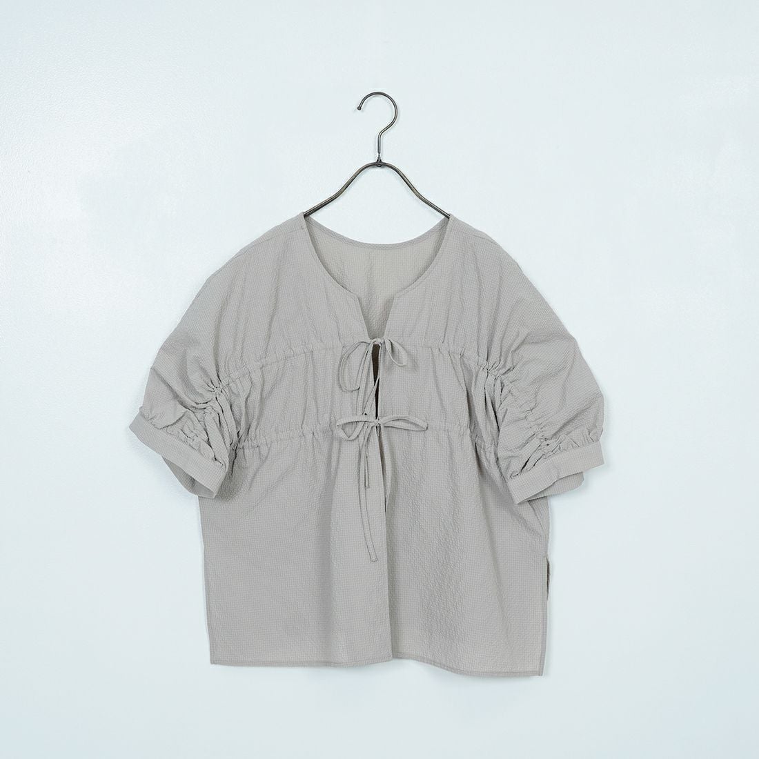 Jf Ready Made [ジェイエフレディメイド] カラミタンブラーダブルリボンブラウス [8855306-01] 36 ﾗｲﾄﾍﾞｰｼ