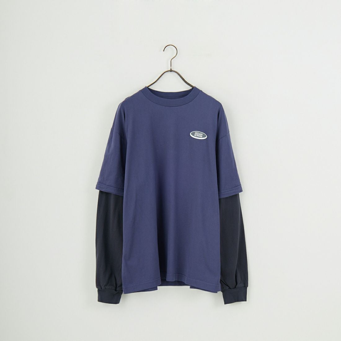 SEDAN ALL-PURPOSE [セダン オールパーパス] オーバルロゴレイヤードTシャツ [SD25S-CT04] NVY/CHR