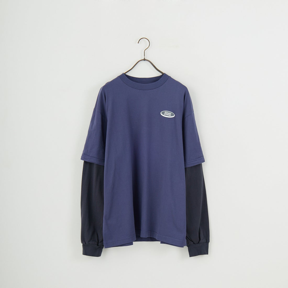 SEDAN ALL-PURPOSE [セダン オールパーパス] オーバルロゴレイヤードTシャツ [SD25S-CT04] NVY/CHR