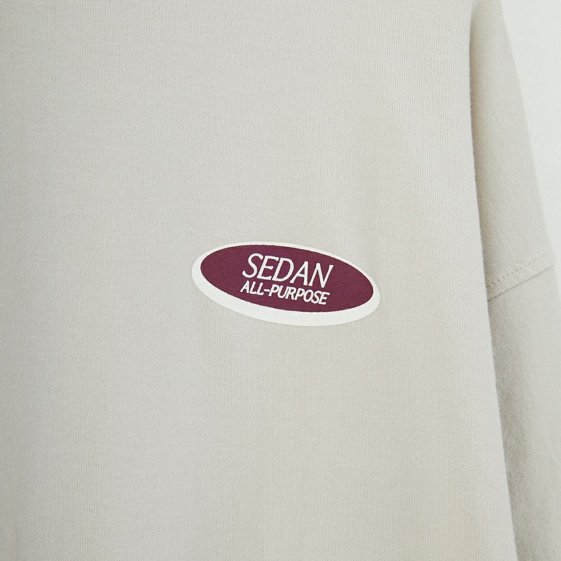 SEDAN ALL-PURPOSE [セダン オールパーパス] オーバルロゴレイヤードTシャツ [SD25S-CT04] IVO/GRY