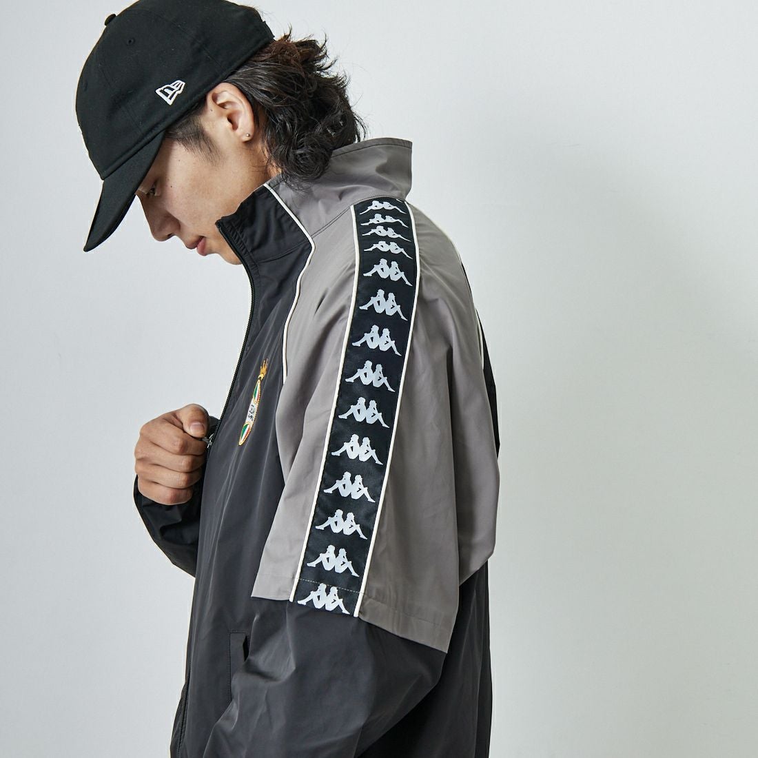 SEDAN ALL-PURPOSE [セダン オールパーパス] Kappa プレゼンテーションジャケット [SD25S-JK06] NERO &&モデル身長：179cm 着用サイズ：L&&