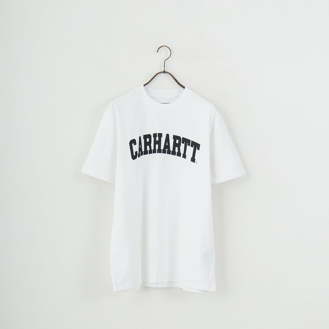 carhartt WIP [カーハートダブリューアイピー] ショートスリーブユニバーシティTシャツ [I034851] WHITE/BLAC