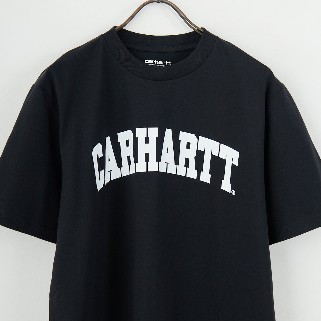 carhartt WIP [カーハートダブリューアイピー] ショートスリーブユニバーシティTシャツ [I034851] BLACK/WHIT