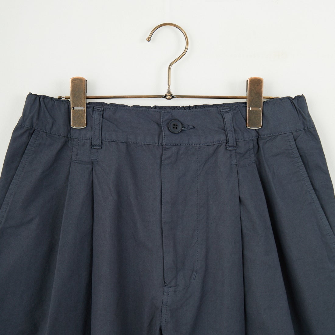 STILL BY HAND [スティルバイハンド] 別注 製品染めツータックテーパードパンツ [2501JF-EX01-JF] CHARCOAL