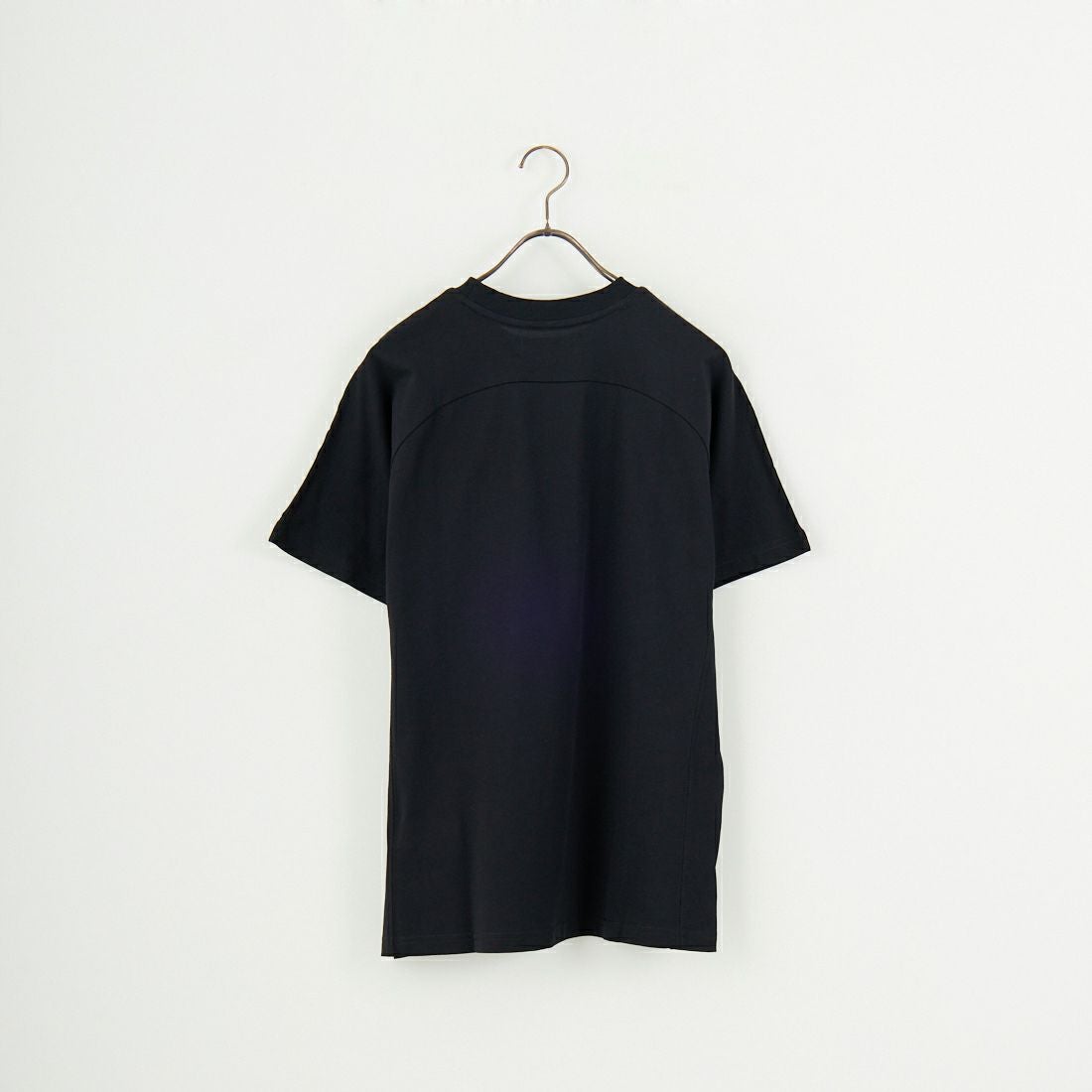 1PIU1UGUALE3 RELAX [ウノ ピゥ ウノ ウグァーレ トレ] 2重ロゴ半袖Tシャツ [UST-25079] SN90 BLACK