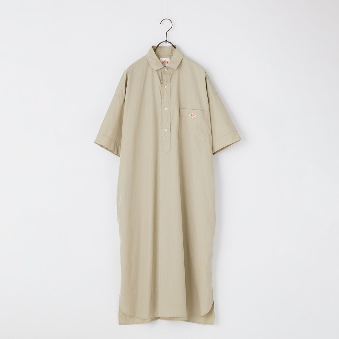 DANTON [ダントン] シャツワンピース [JD-3655CPL] GREIGE
