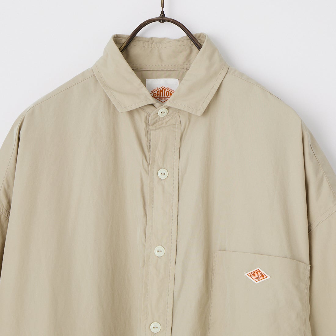 DANTON [ダントン] シャツワンピース [JD-3655CPL] GREIGE