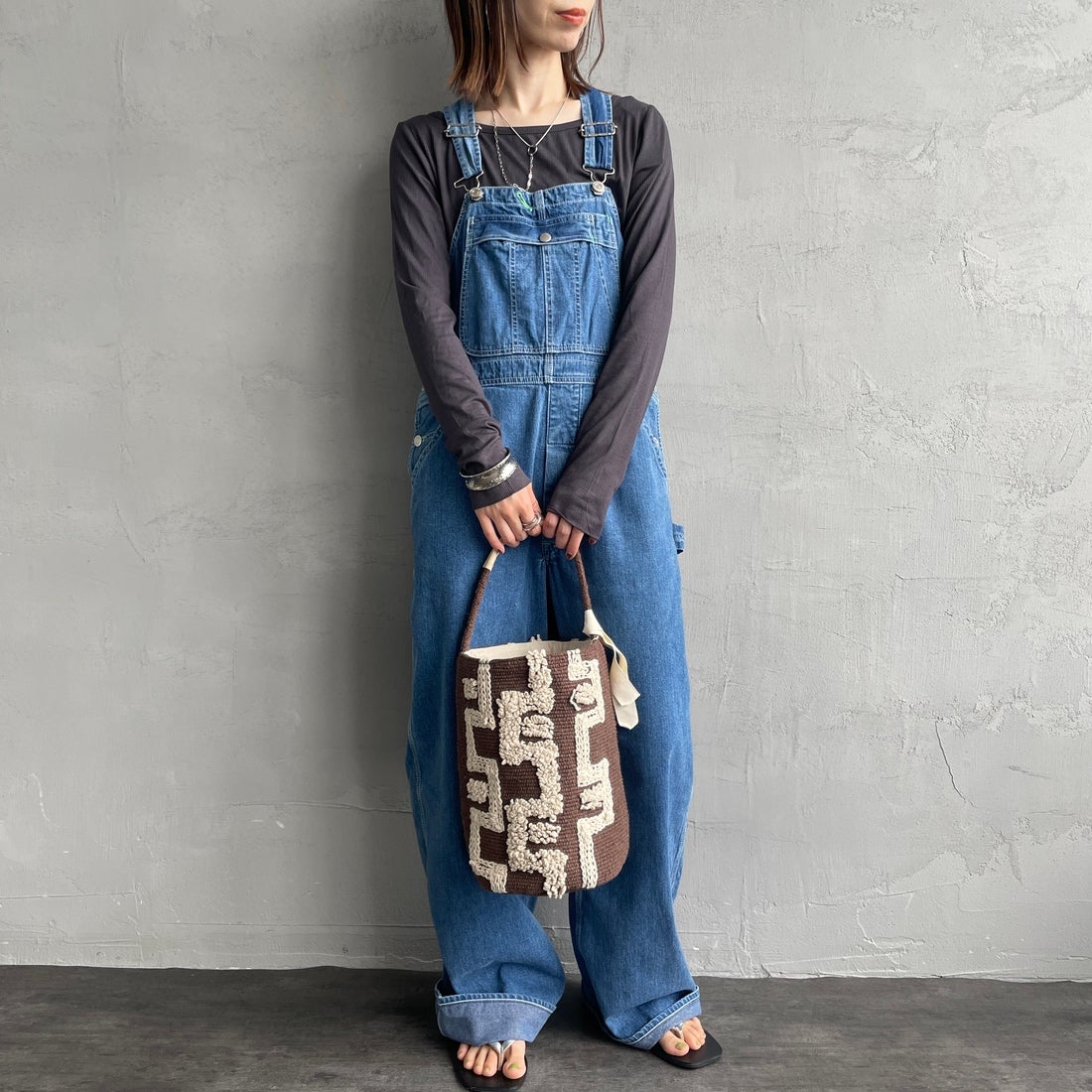 beej [ビージ] バケットトートバッグ [25SS-PWMI-IT009] BROWN