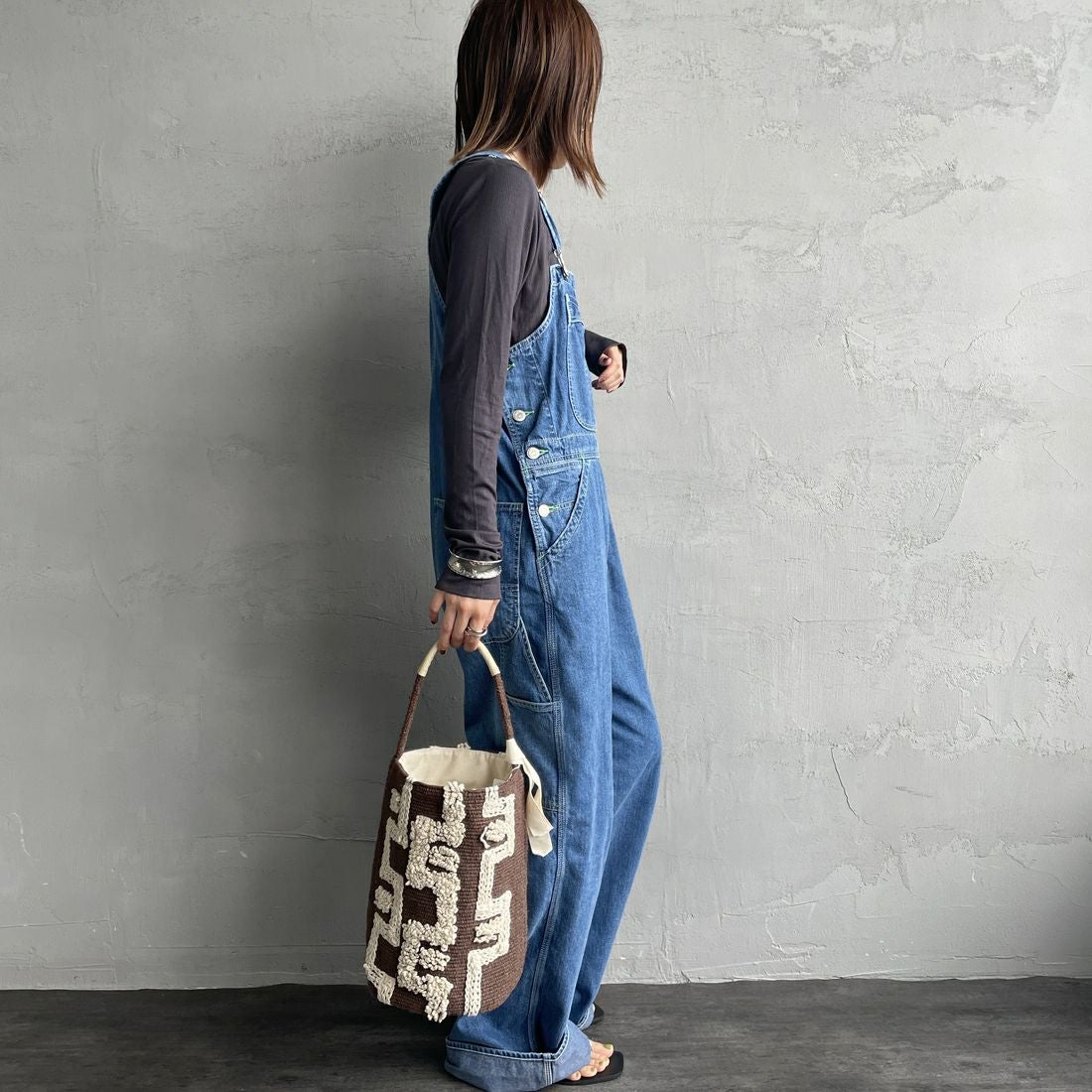 beej [ビージ] バケットトートバッグ [25SS-PWMI-IT009] BROWN