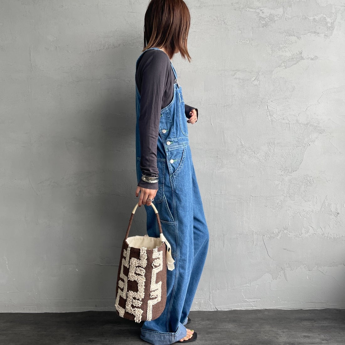 beej [ビージ] バケットトートバッグ [25SS-PWMI-IT009] BROWN