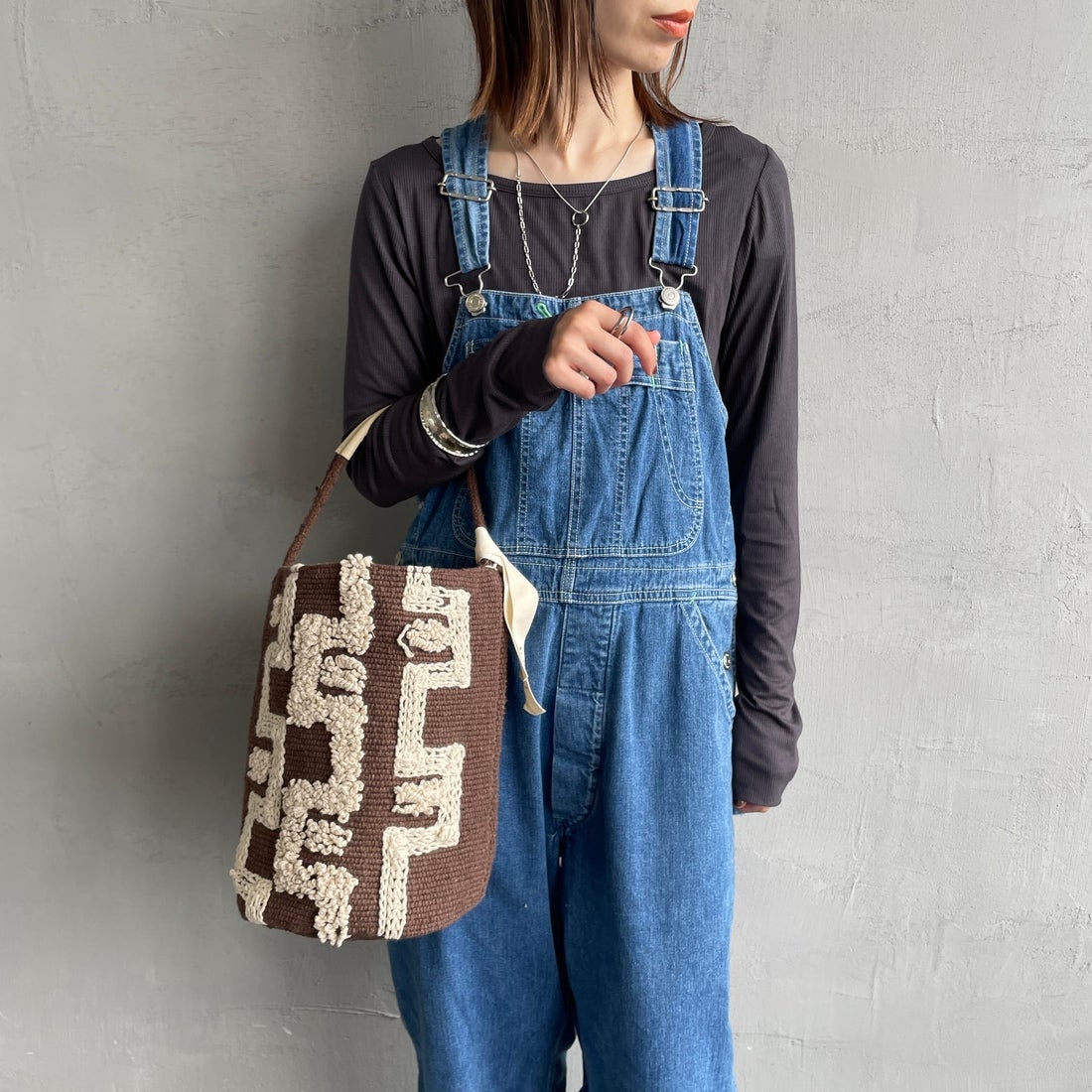 beej [ビージ] バケットトートバッグ [25SS-PWMI-IT009] BROWN