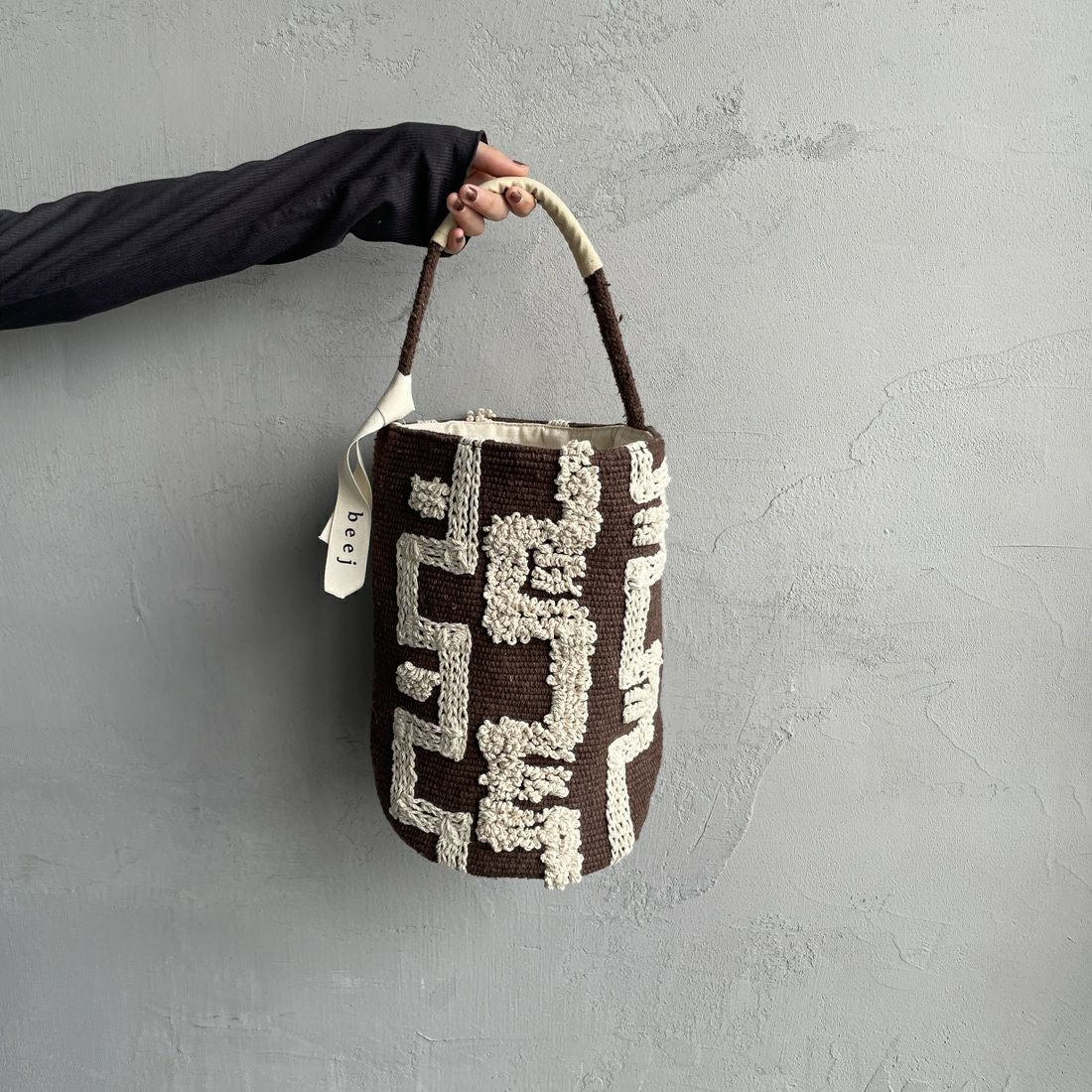 beej [ビージ] バケットトートバッグ [25SS-PWMI-IT009] BROWN