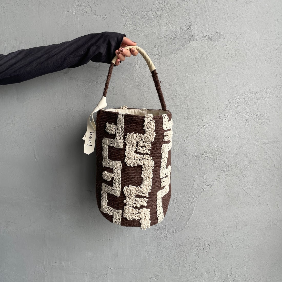 beej [ビージ] バケットトートバッグ [25SS-PWMI-IT009] BROWN