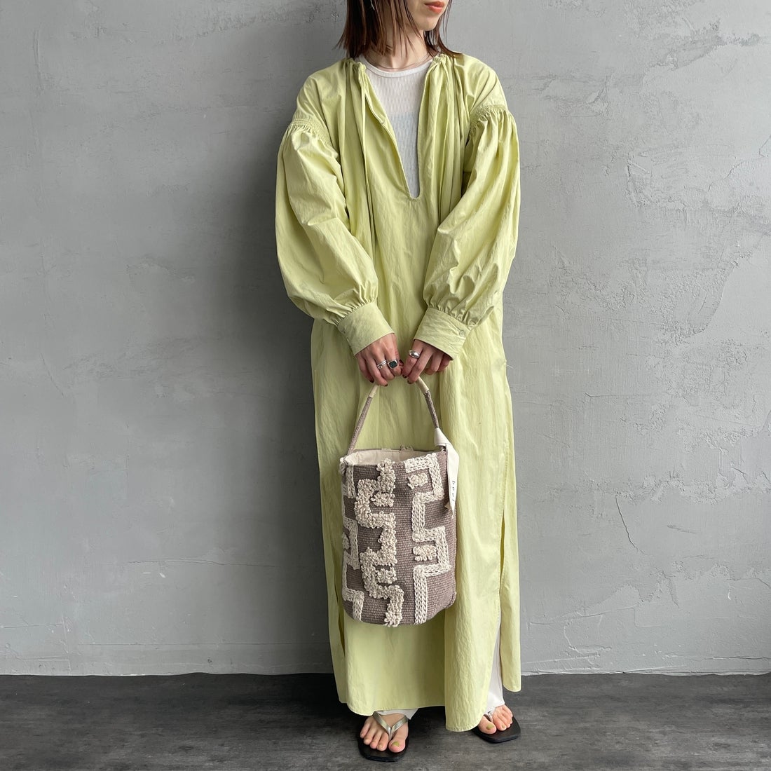 beej [ビージ] バケットトートバッグ [25SS-PWMI-IT009] TOPE