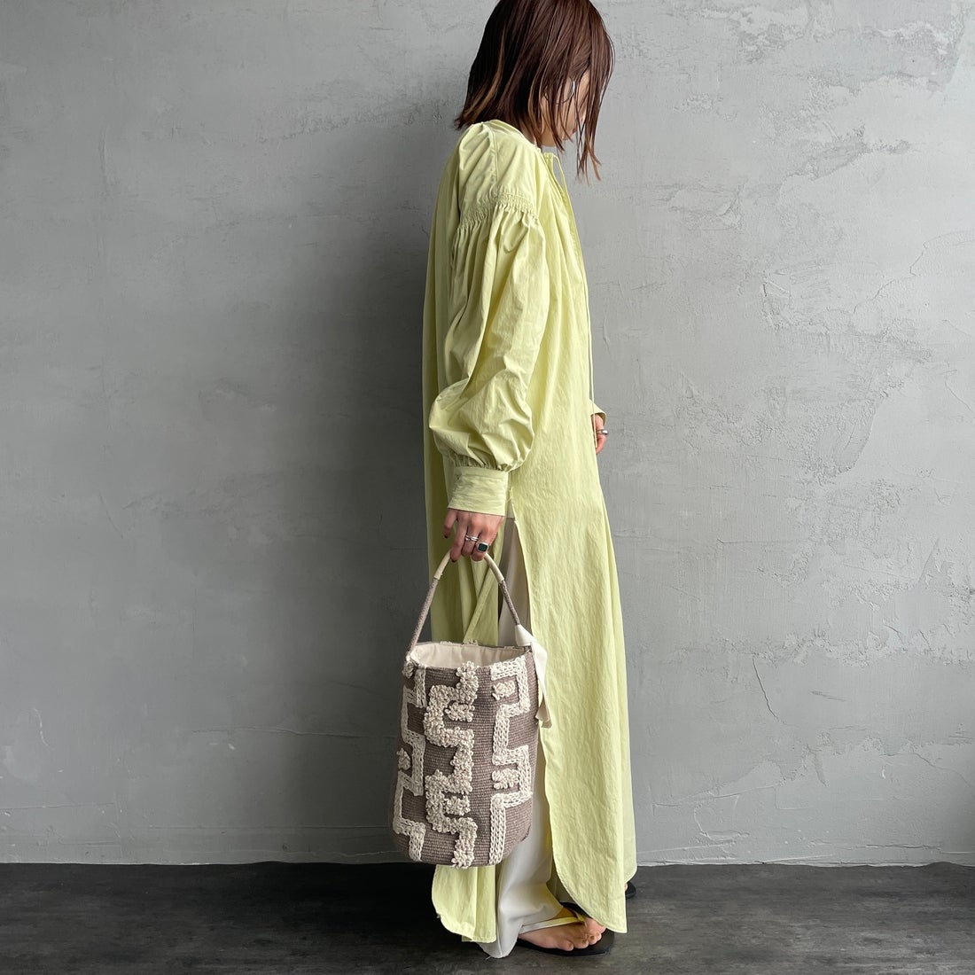 beej [ビージ] バケットトートバッグ [25SS-PWMI-IT009] TOPE