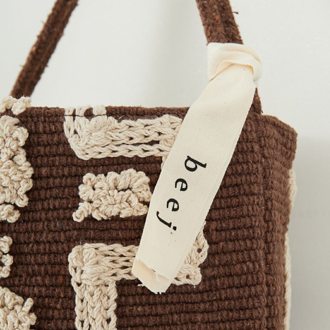 beej [ビージ] バケットトートバッグ [25SS-PWMI-IT009] BROWN