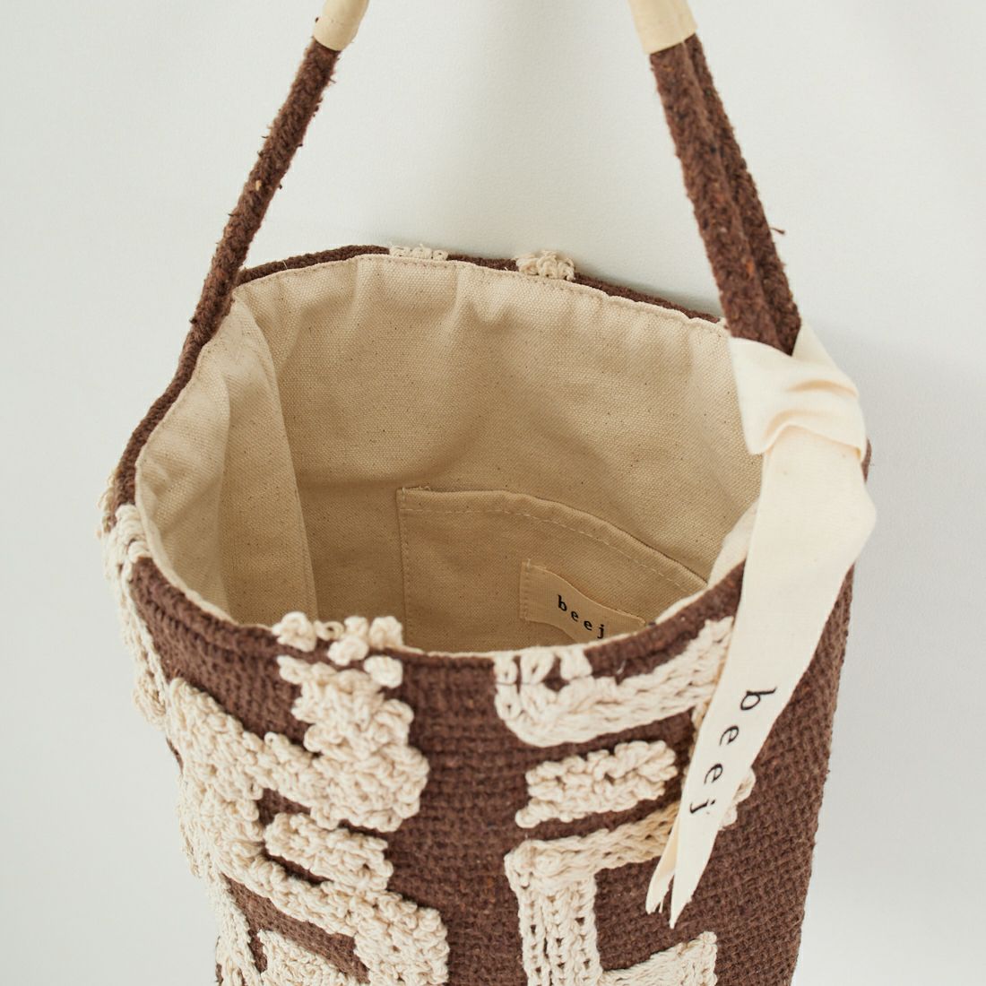 beej [ビージ] バケットトートバッグ [25SS-PWMI-IT009] BROWN