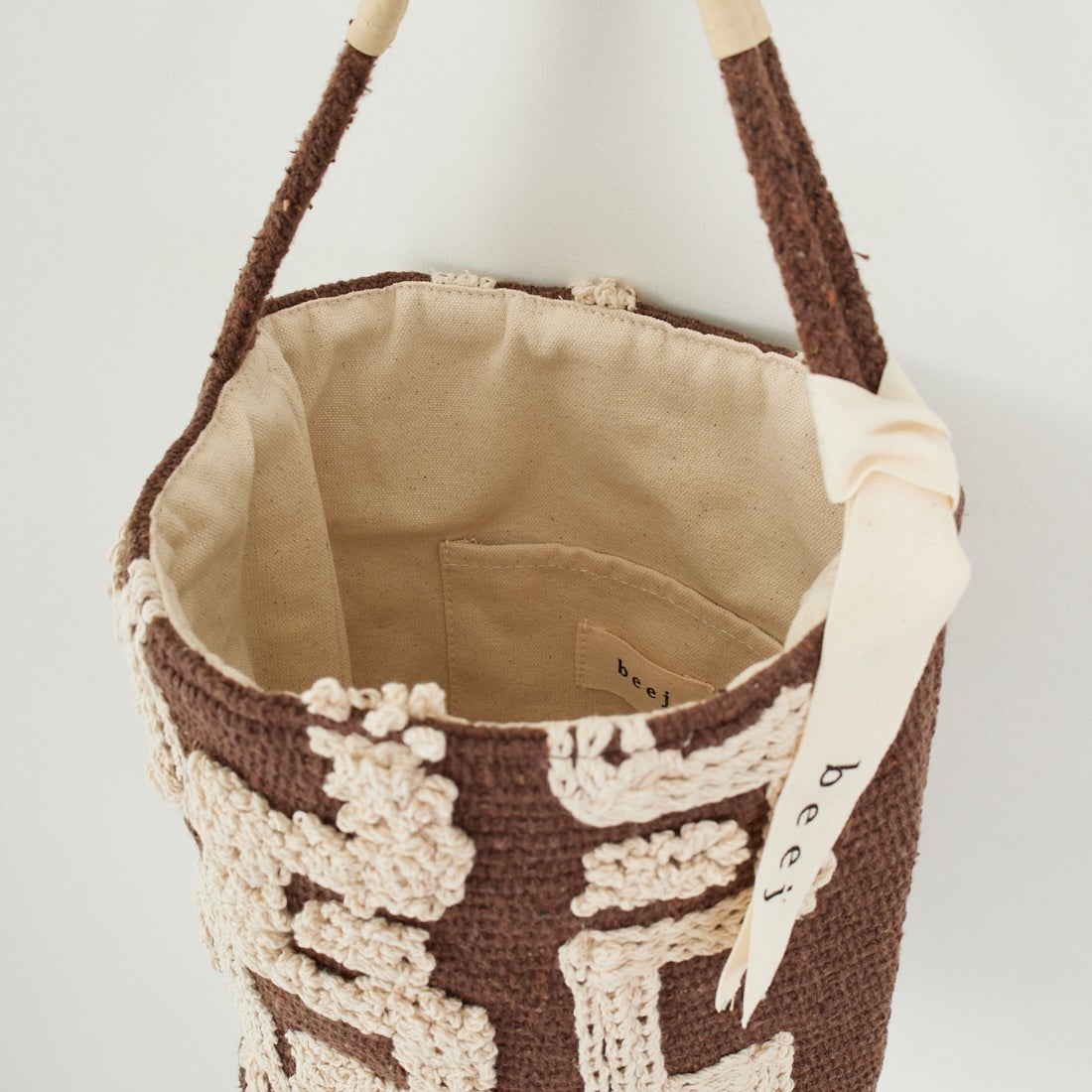 beej [ビージ] バケットトートバッグ [25SS-PWMI-IT009] BROWN