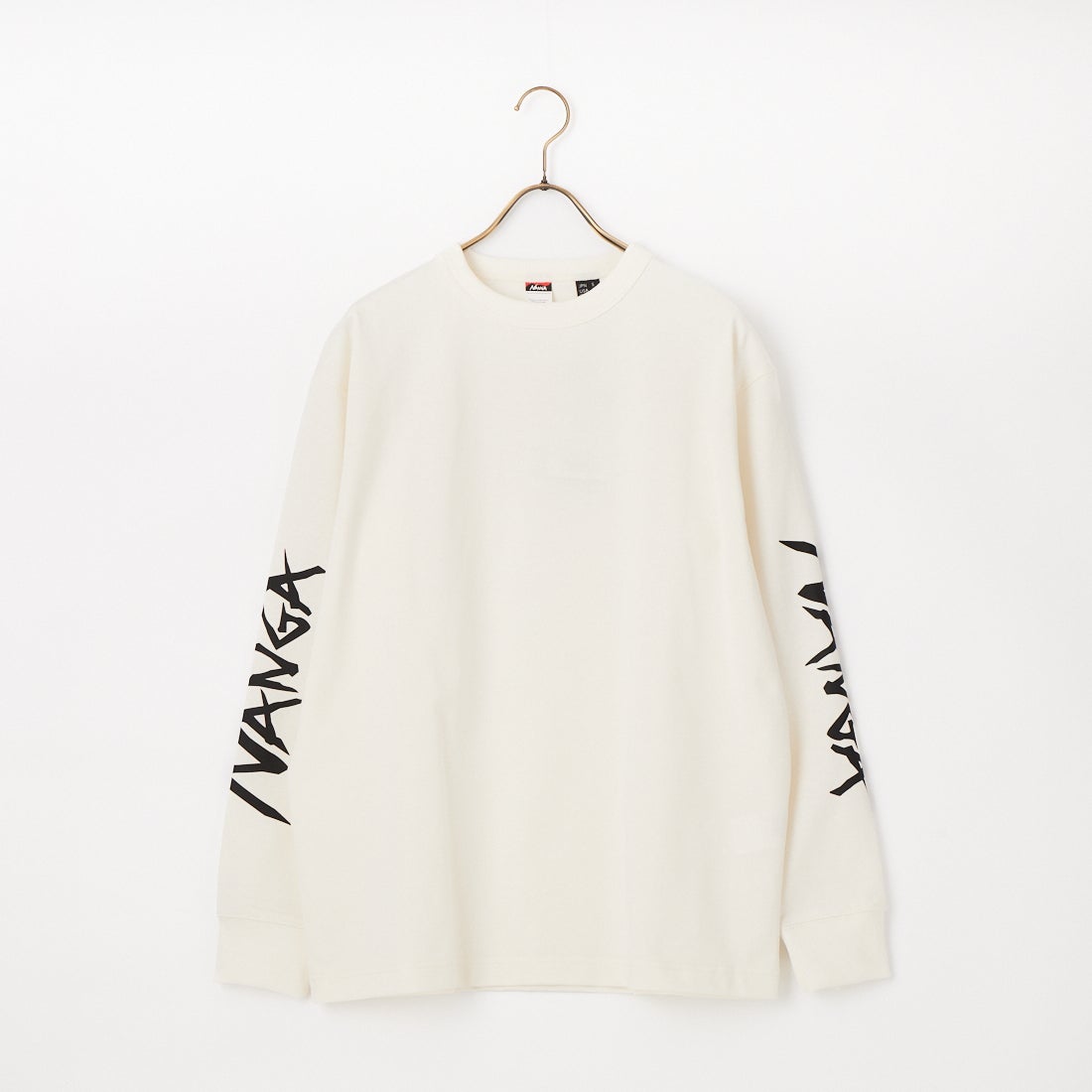 NANGA [ナンガ] エコハイブリッド スリーブロゴTシャツ [N2500-1L030A] WHT
