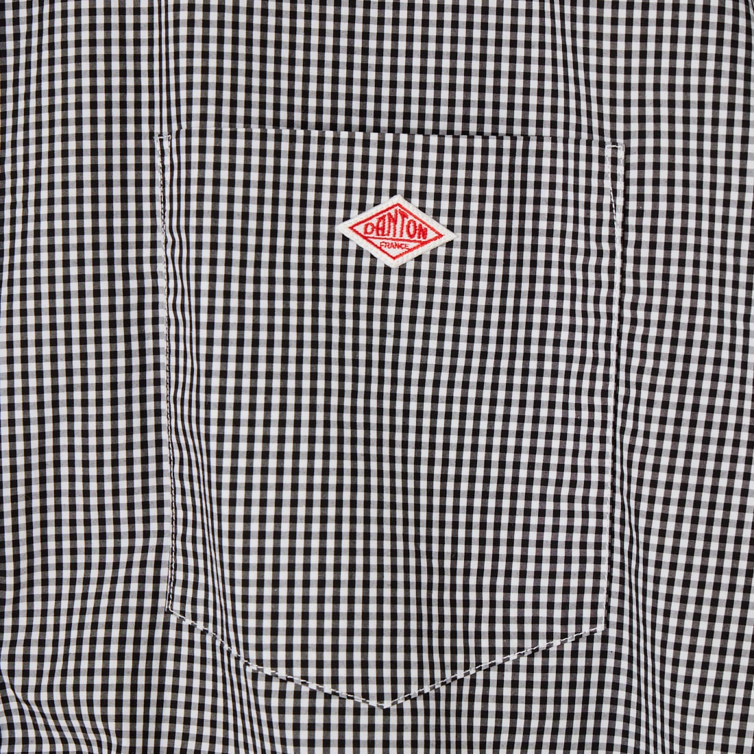 DANTON [ダントン] ショートスリーブ プルオーバードレス [JD-3655CPP] BK GINGHAM