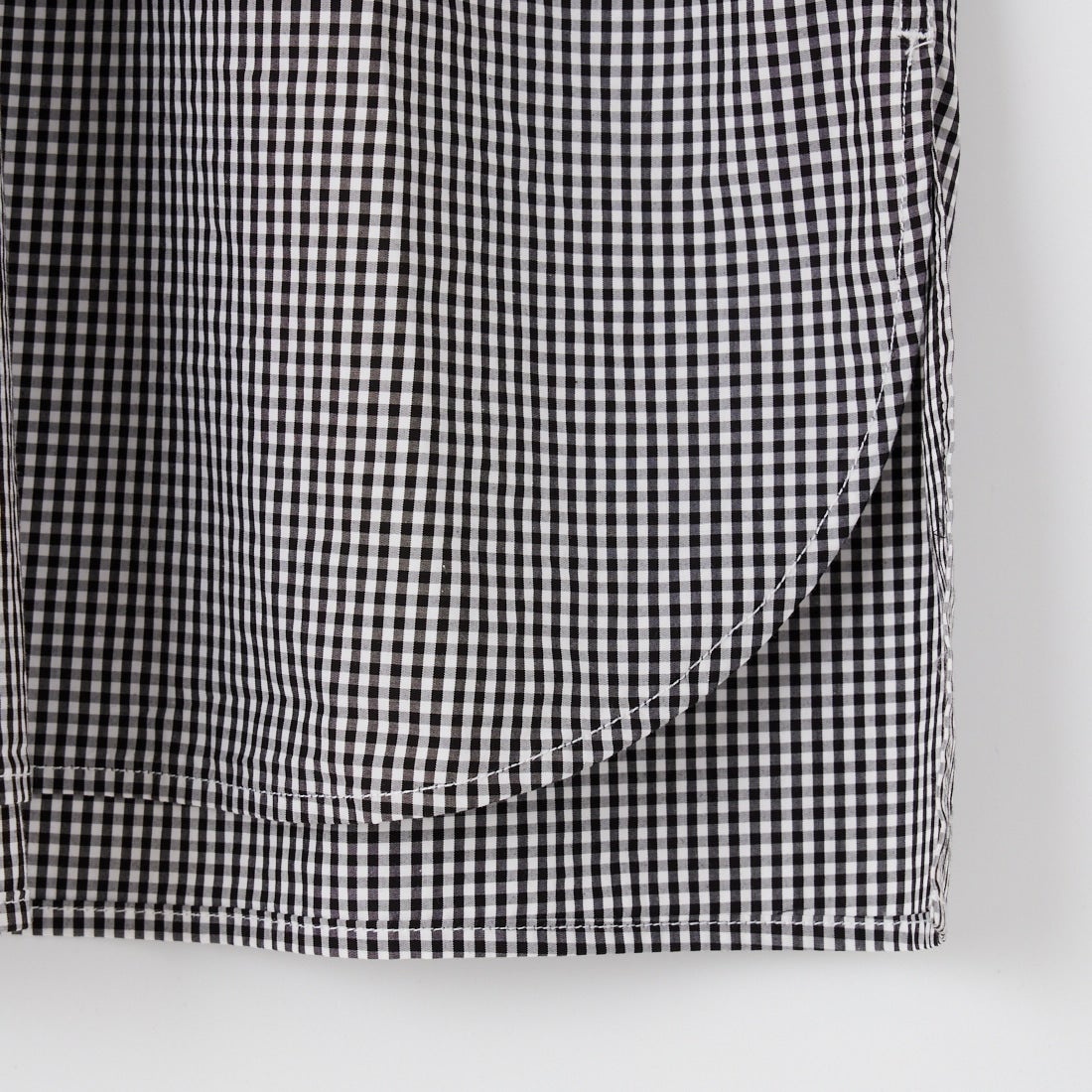 DANTON [ダントン] ショートスリーブ プルオーバードレス [JD-3655CPP] BK GINGHAM
