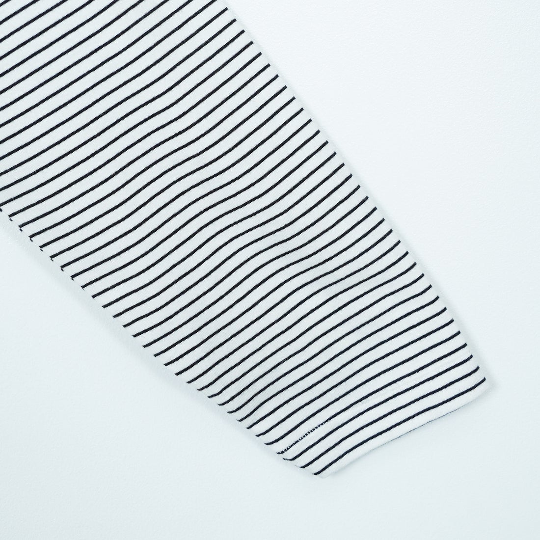 Health knit [ヘルスニット] クルーネック ロングスリーブ ボーダーTシャツ [HR25S-M108] WHITE