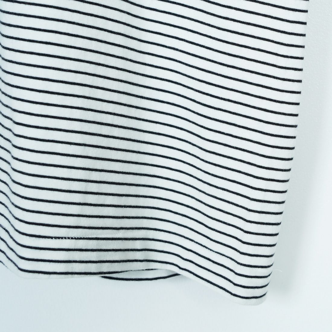 Health knit [ヘルスニット] クルーネック ロングスリーブ ボーダーTシャツ [HR25S-M108] WHITE