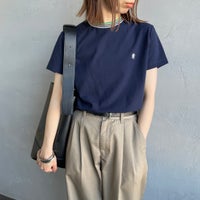 NAVY/BEIGE&&モデル身長：158cm 着用サイズ：14&&
