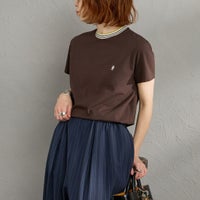 BROWN/ECRU&&モデル身長：158cm 着用サイズ：14&&