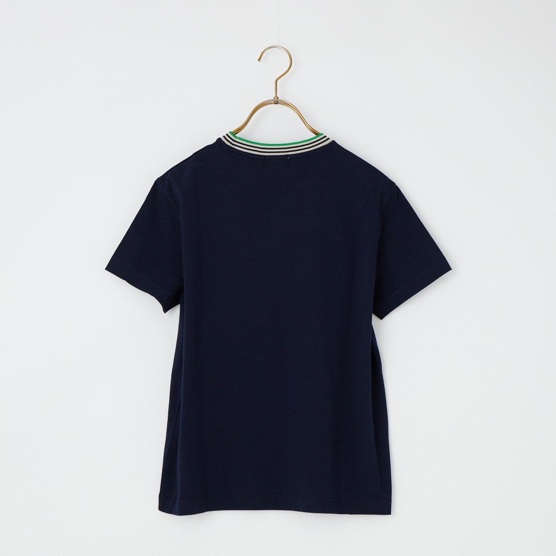 Gymphlex [ジムフレックス] クルーネック ニットラインTシャツ [GY-C0448CCB] NAVY/BEIGE