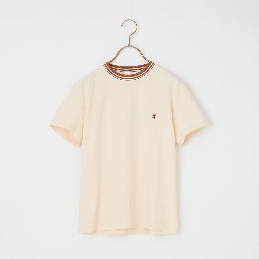 Gymphlex [ジムフレックス] クルーネック ニットラインTシャツ [GY-C0448CCB] BEIGE/BROW