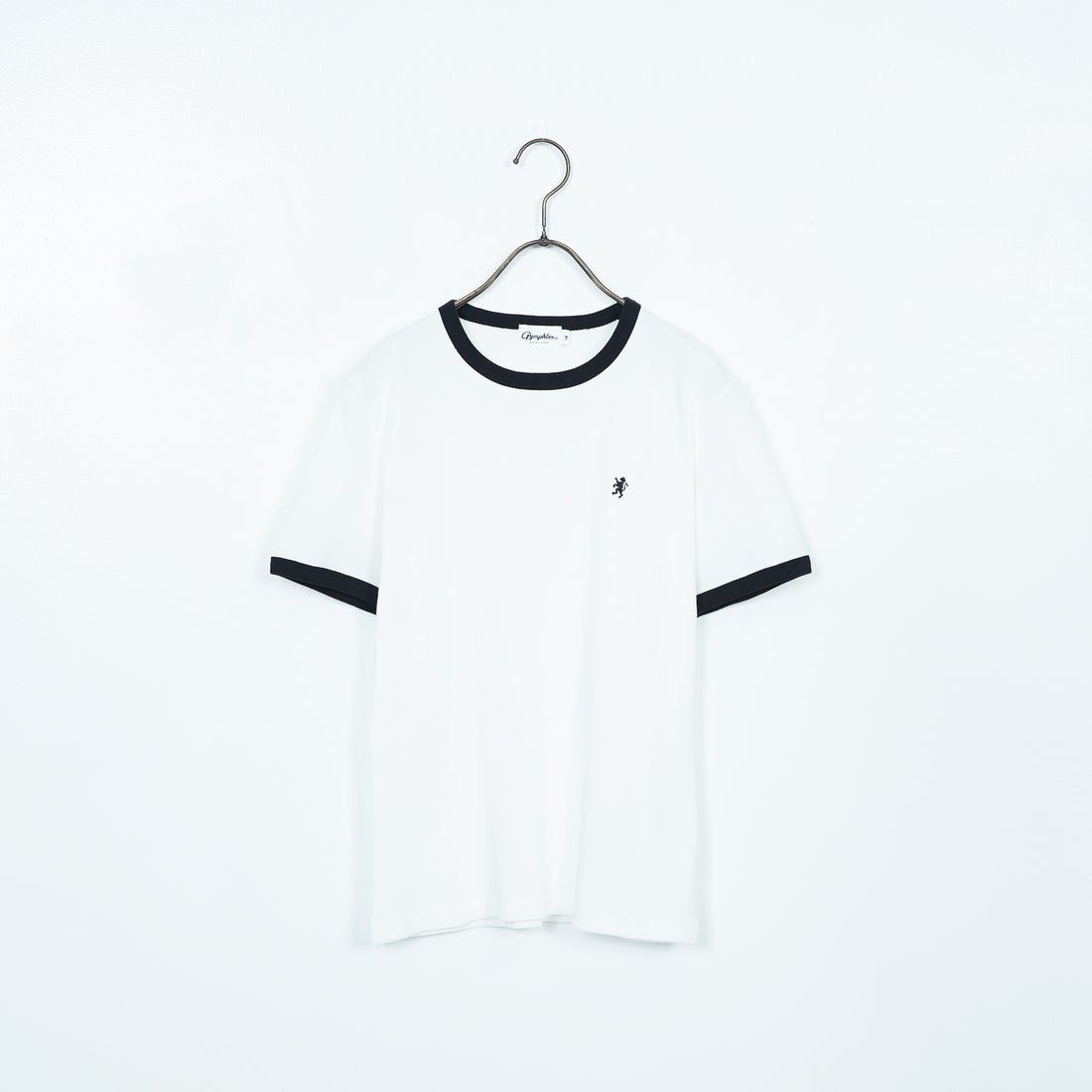 Gymphlex [ジムフレックス] クルーネックリンガーTシャツ [GY-C0326VRL] WHITE