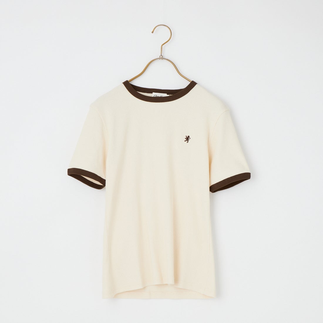 Gymphlex [ジムフレックス] クルーネックリンガーTシャツ [GY-C0326VRL] ECRU