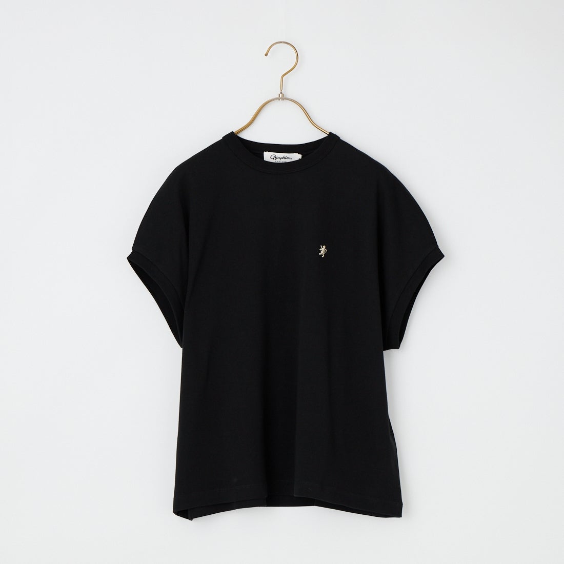 Gymphlex [ジムフレックス] クルーネックフレンチスリーブプルオーバー [GY-C0361FLK] BLACK