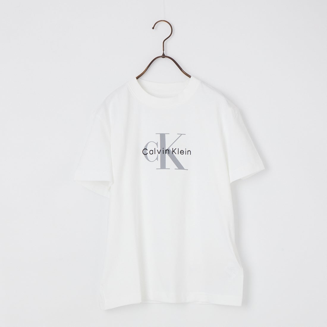 Calvin Klein [カルバンクライン] モノグラムクルーネックショートスリーブTシャツ [47B865G] YAA