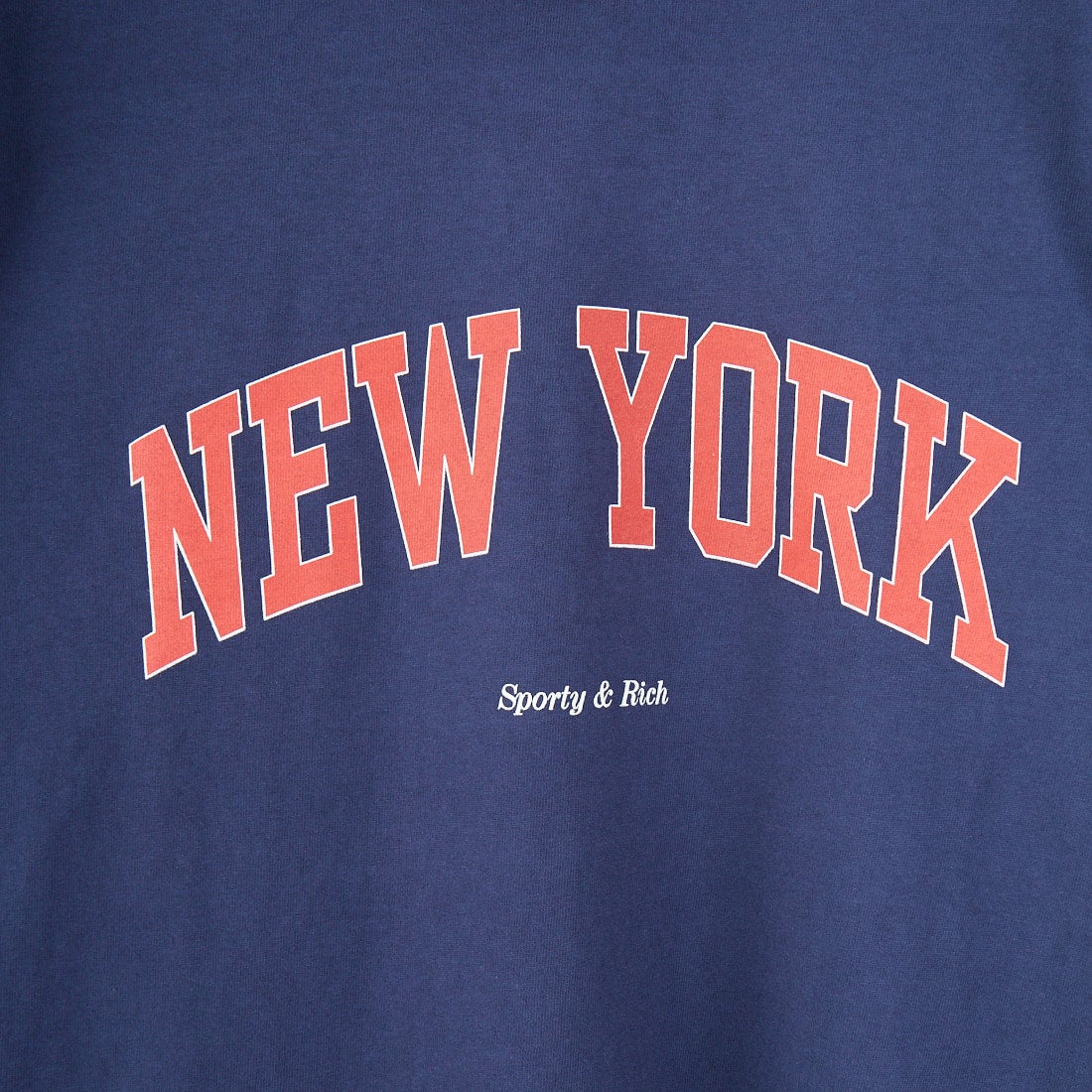 Sporty&Rich [スポーティアンドリッチ] ニューヨークアイヴィーTシャツ [TO043606304] DARK NAVY