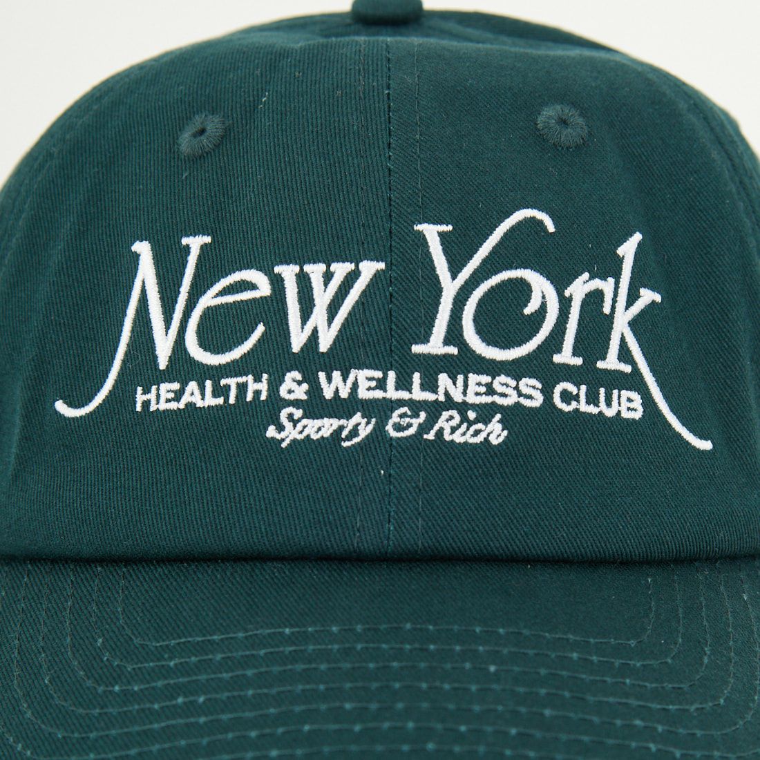 Sporty&Rich [スポーティアンドリッチ] NY94 スローガンキャップ [AC040606034] FOREST