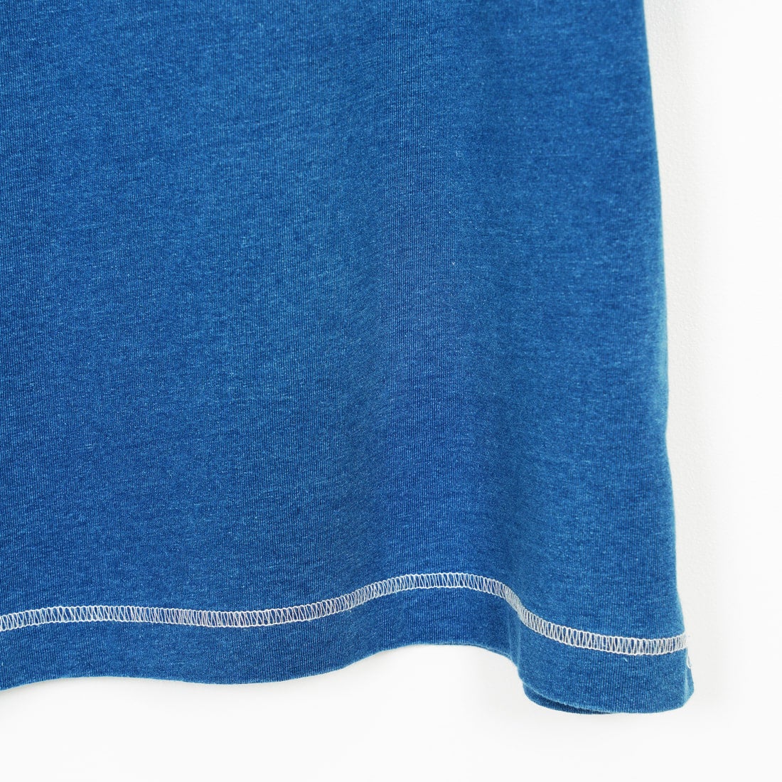 Health knit [ヘルスニット] ヘンリーネック 半袖Tシャツ(Indigo) [HR25S-M104-2] BLUE