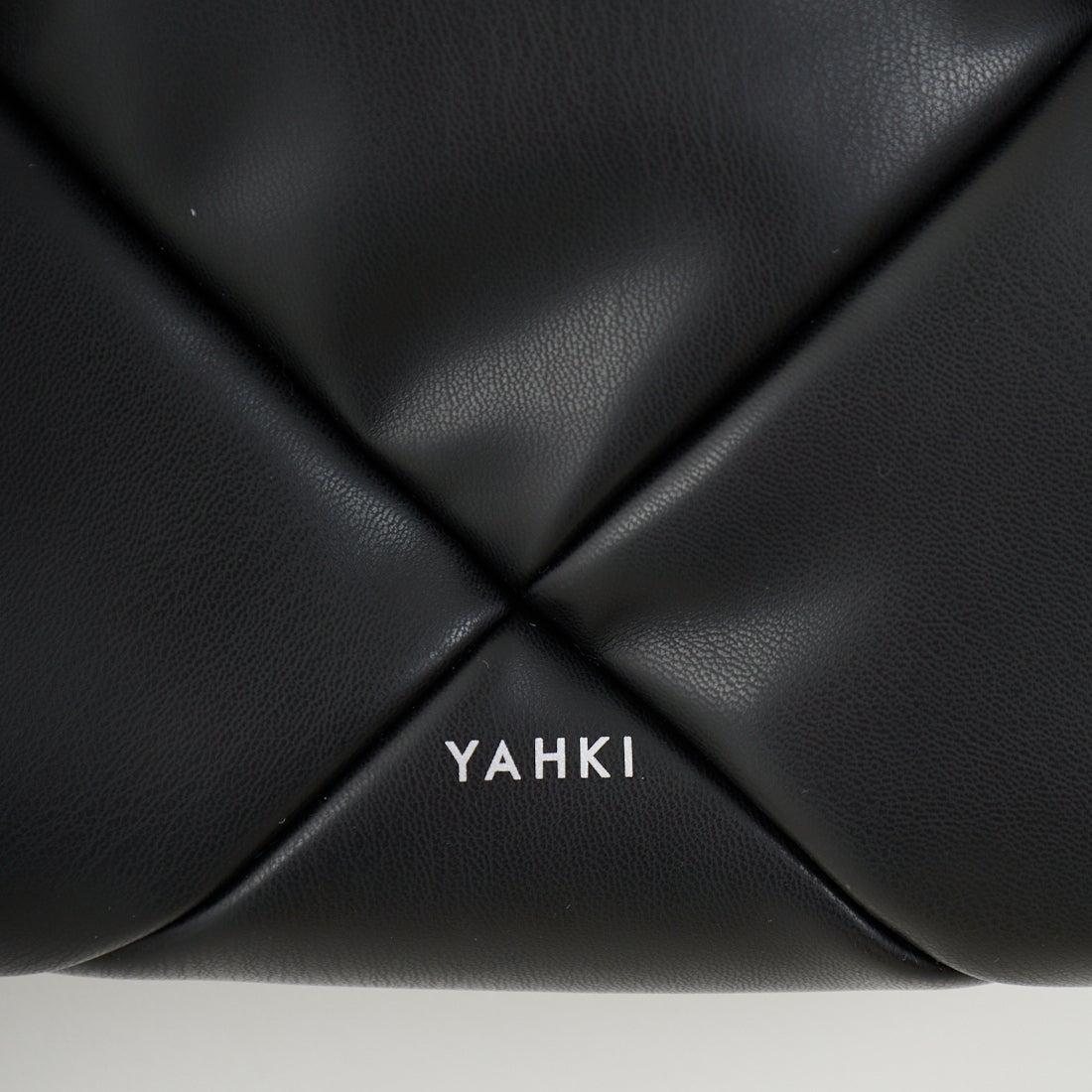 YAHKI [ヤーキ] フェイクレザー トートバッグ [YH-717] BLACK