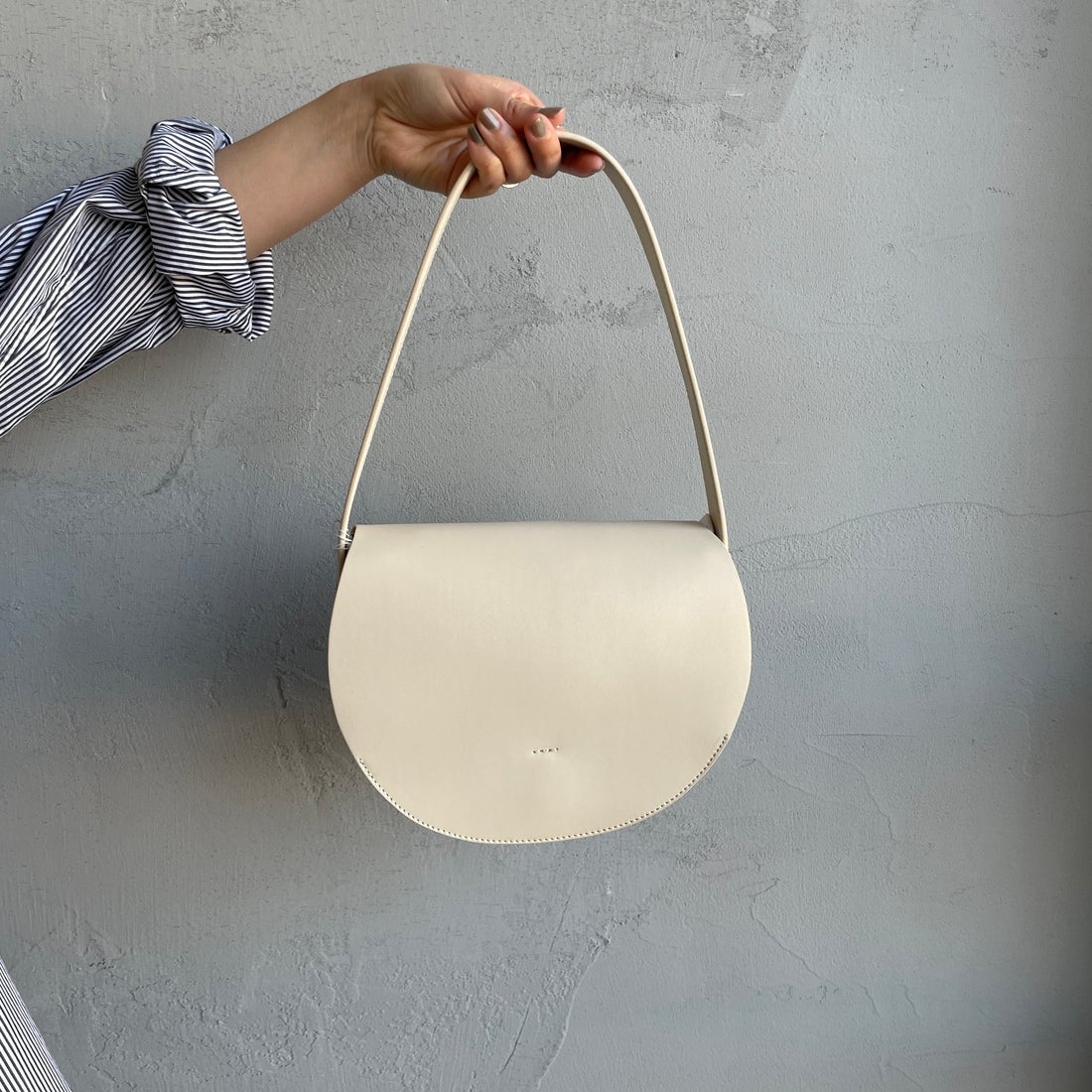 YAHKI [ヤーキ] フェイクレザー トートバッグ [YH-470V] VANILLA