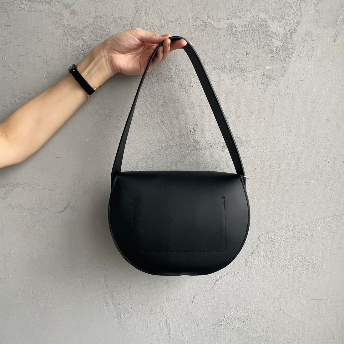 YAHKI [ヤーキ] フェイクレザー トートバッグ [YH-470V] BLACK