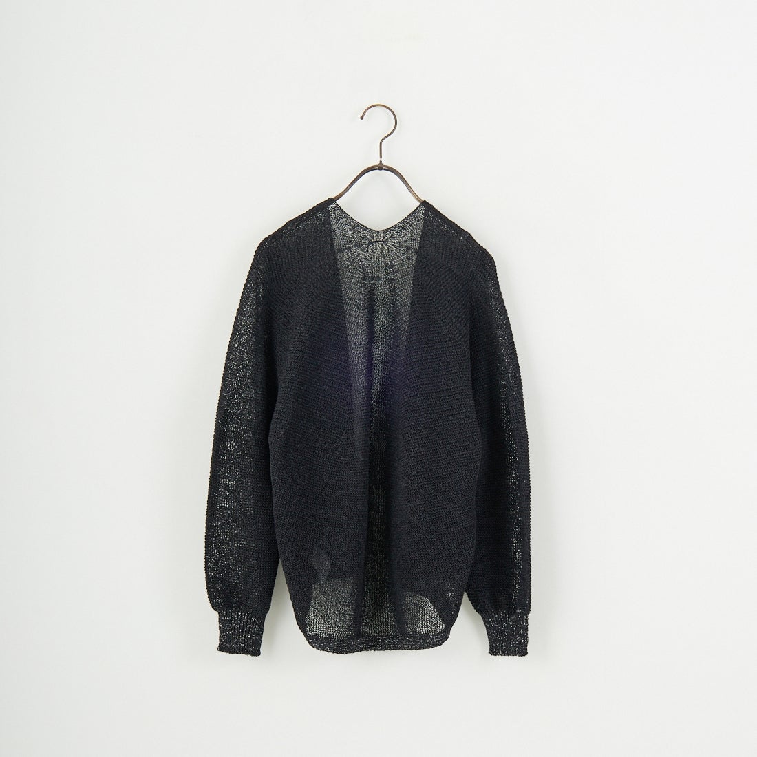 Jeans Factory Clothes [ジーンズファクトリークローズ] ホールガーメントカーディガン [113-2037] ﾌﾞﾗｯｸ