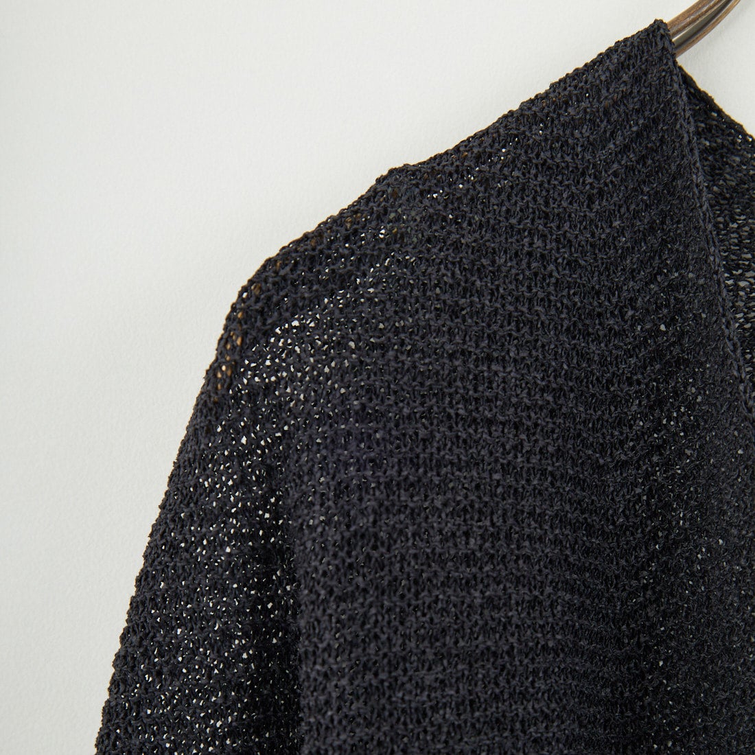 Jeans Factory Clothes [ジーンズファクトリークローズ] ホールガーメントカーディガン [113-2037] ﾌﾞﾗｯｸ